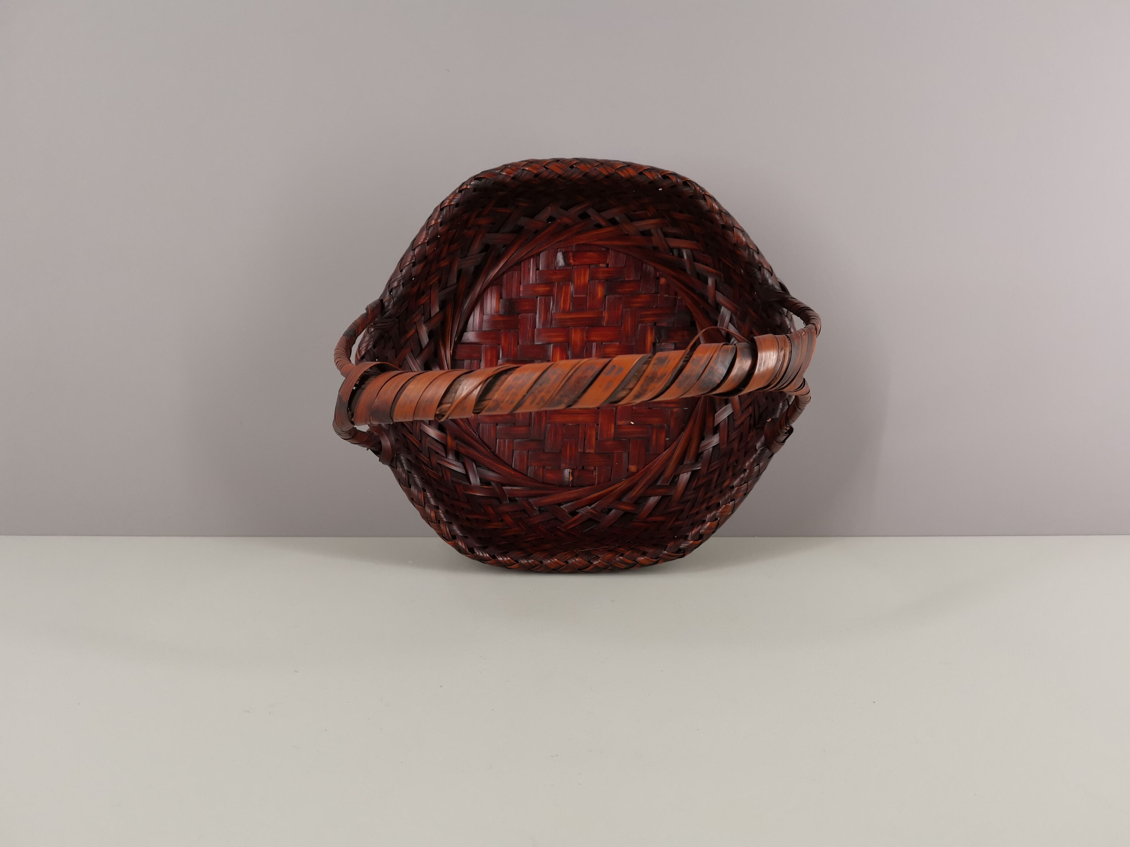 Japanese bamboo basket 1960
