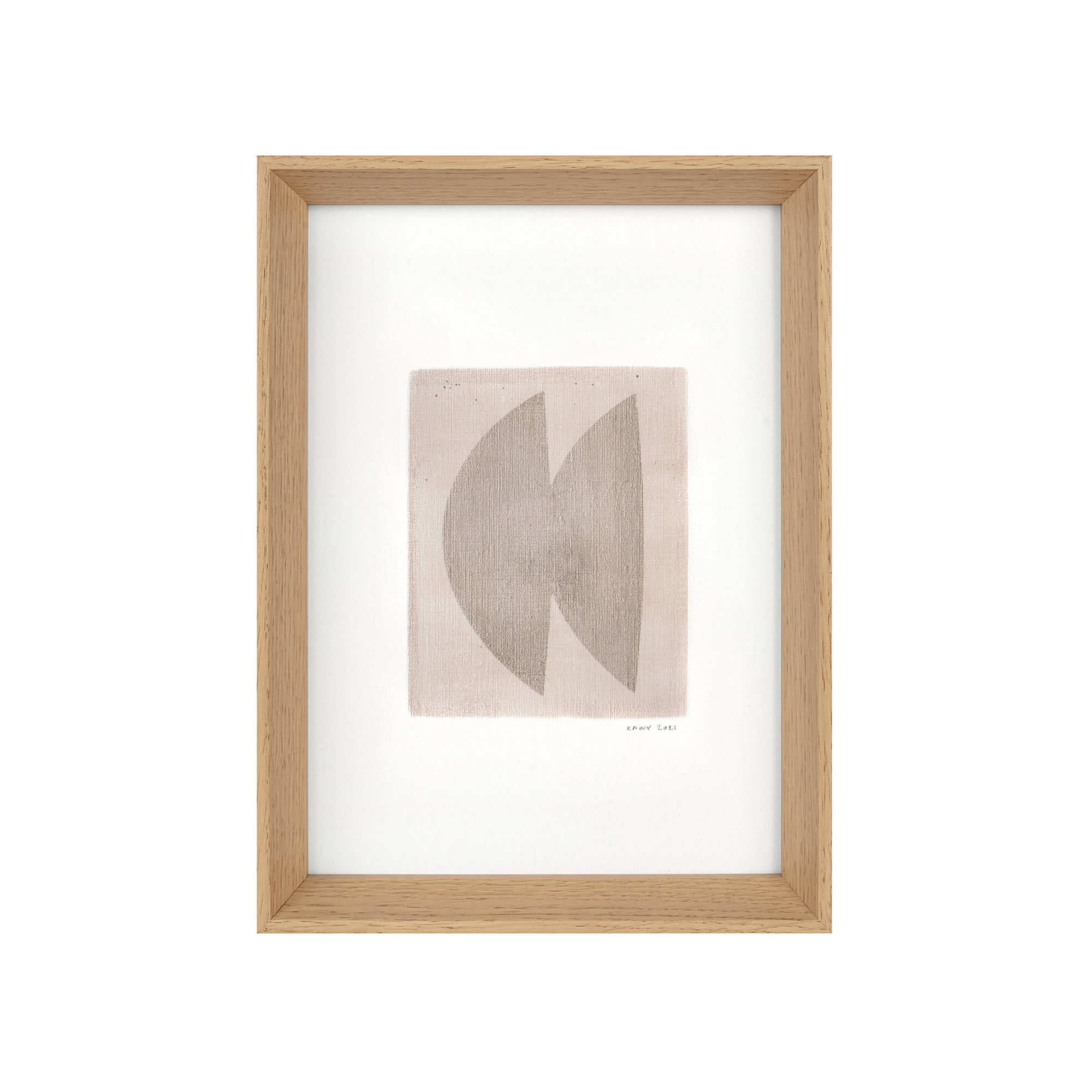 Eawy frameless paper painting N288