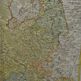 German Geographical Map Germany 18th century by Hesse J B Homann
