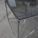 Table basse par max Sauze collection Isocèle 1970 plateau verr