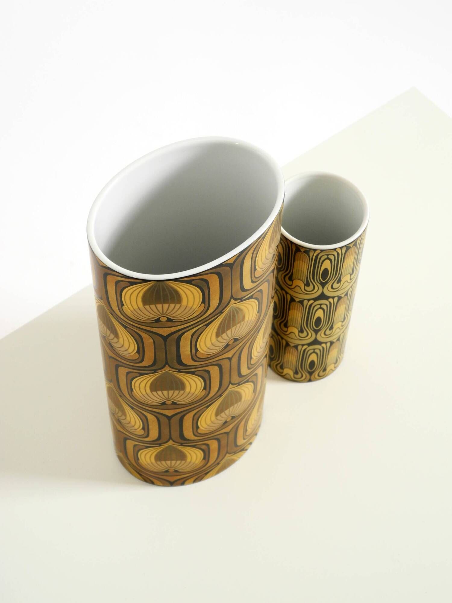Two 1970s porcelain vases by Björn Wiinblad for Rosenthal Studio-Linie