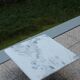Vintage white marble coffee table