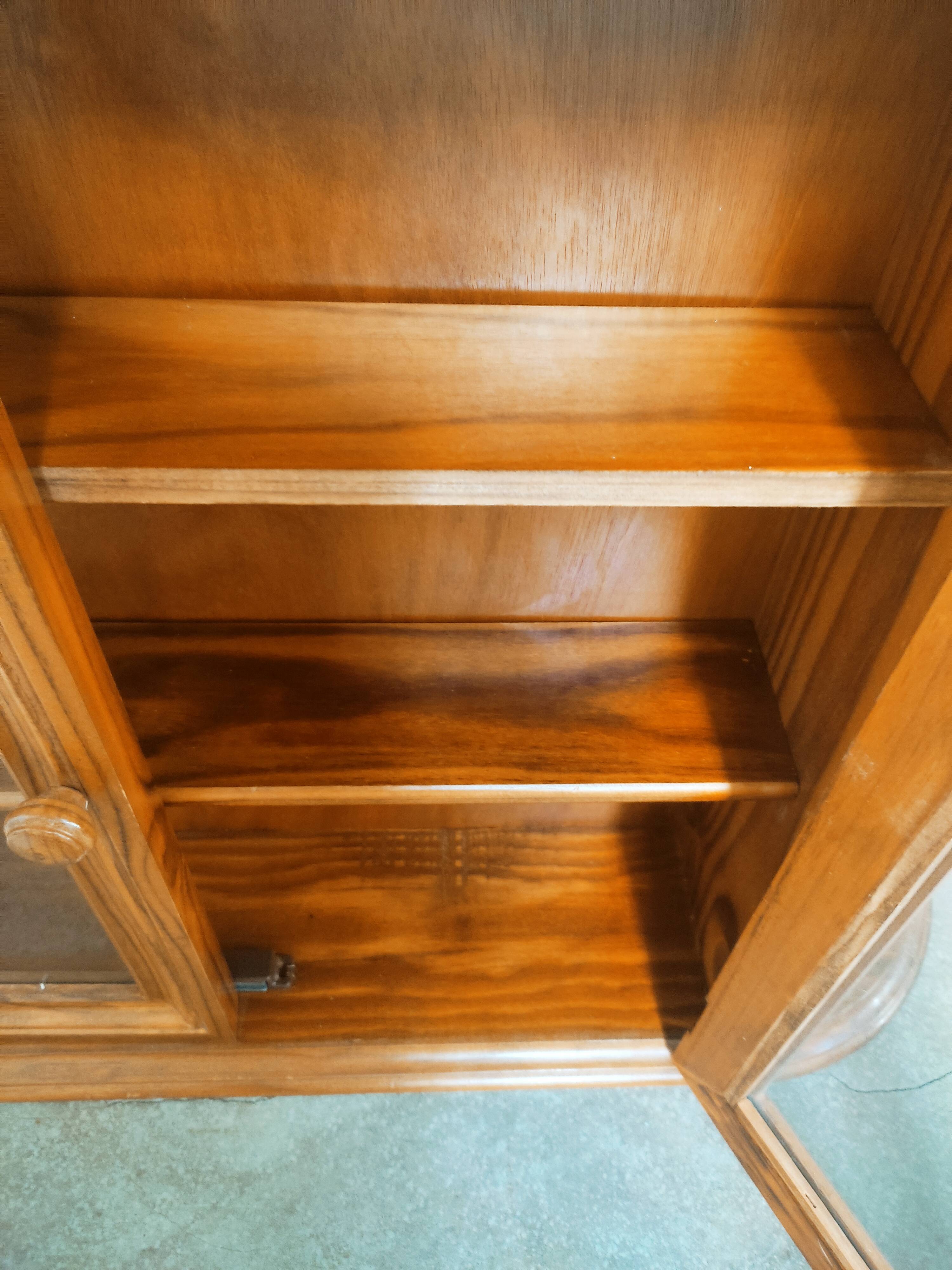 Wooden wall display case