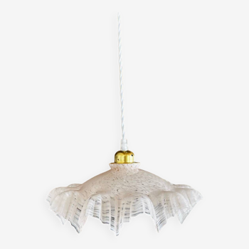 Vintage opaline pendant light