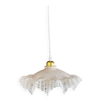 Vintage opaline pendant light