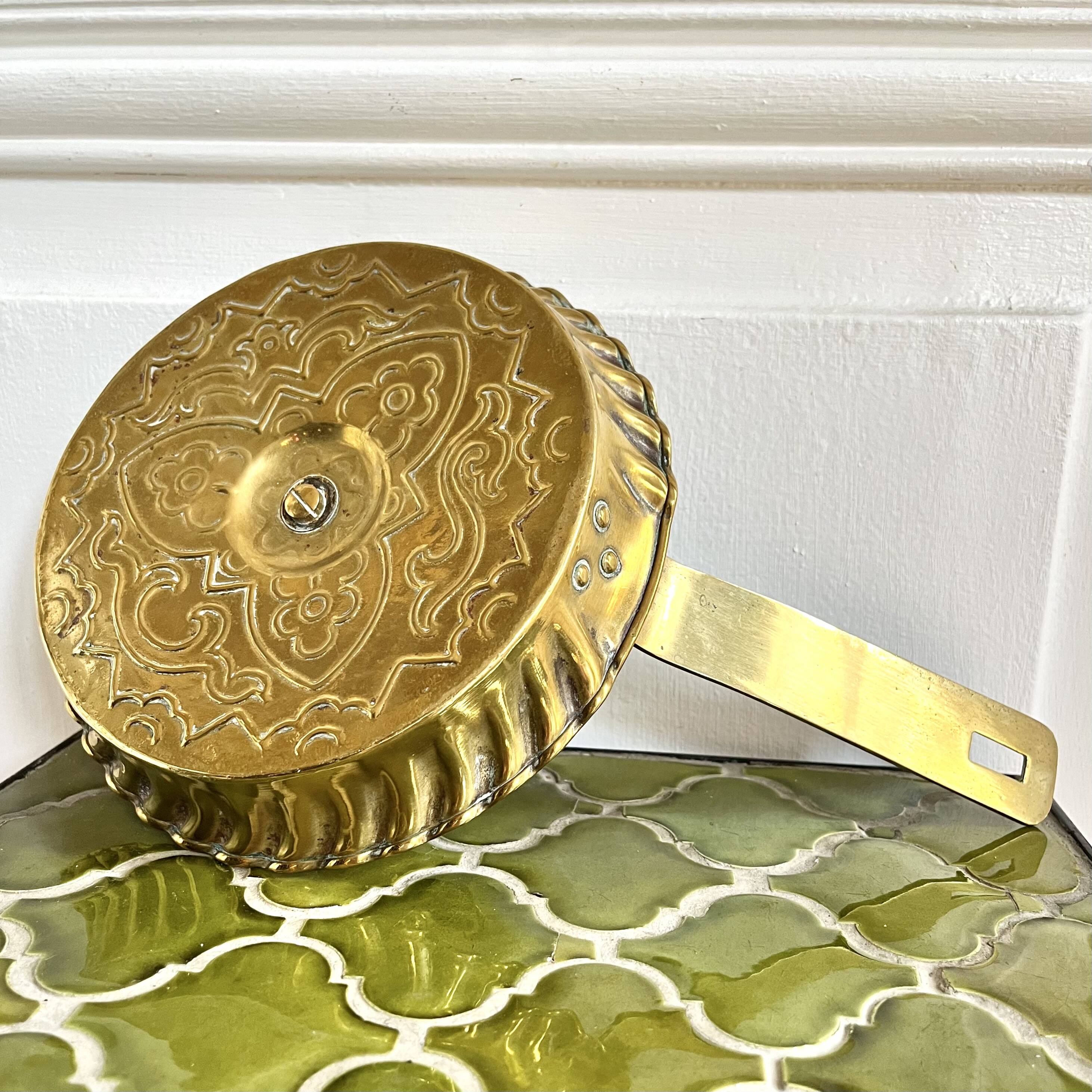 Antique XXL hand candle holder