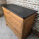 19th-century oak commode