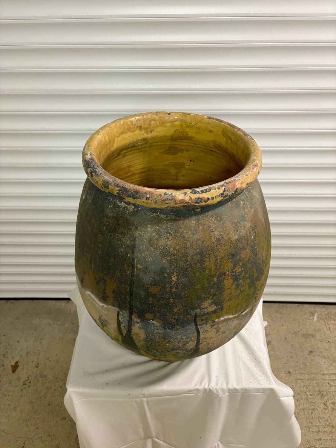 Large terracotta Biot jar