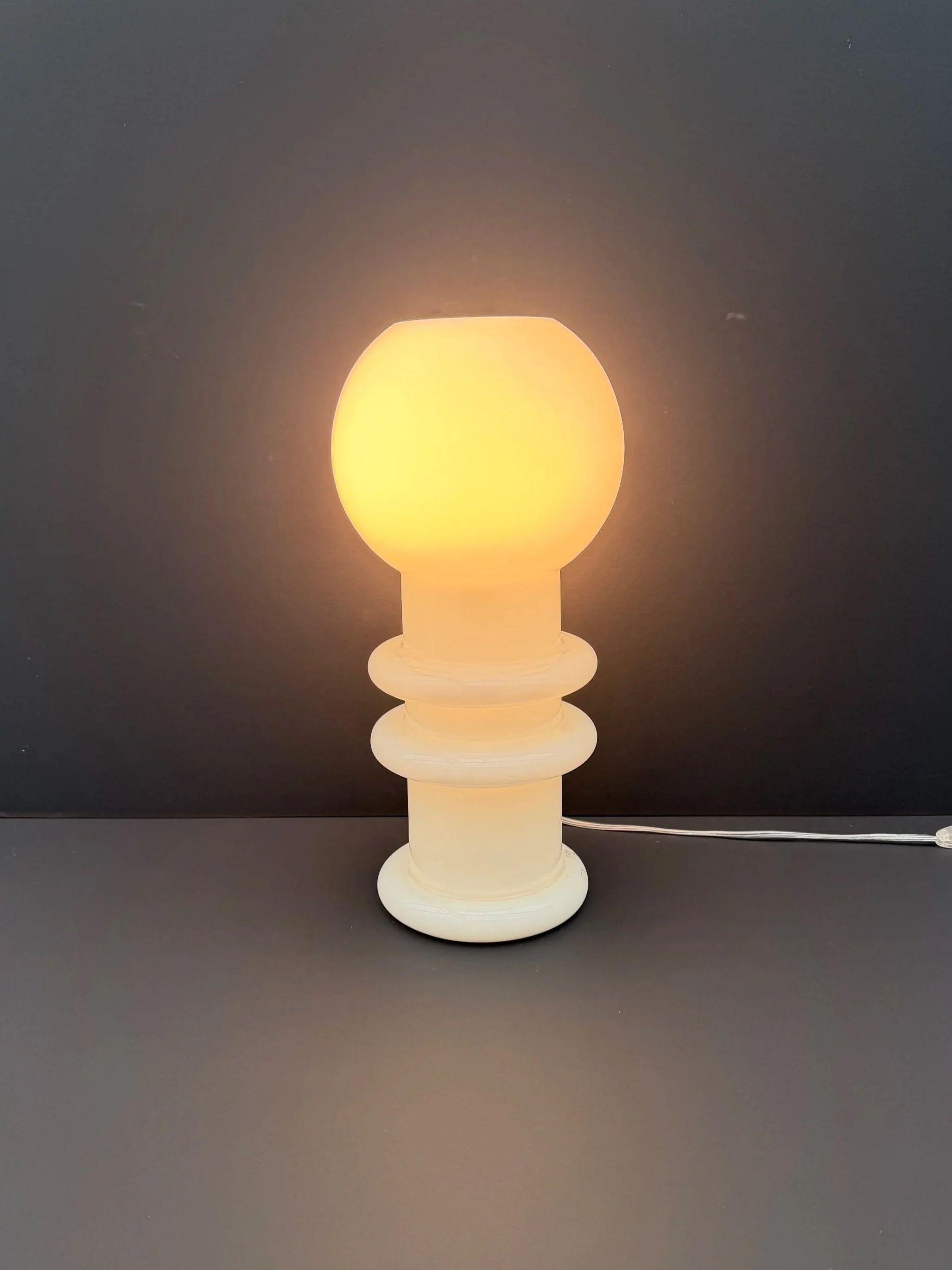 Aiko murano glass wall lamp, italy 1970