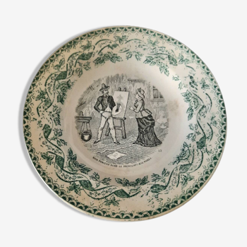 Talking plate