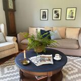 Table basse ronde en bois massif