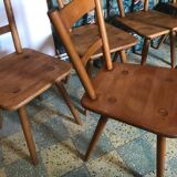 Set of 6 chairs Adolf Schneck 1940