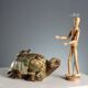 Modern sculpture of a turtle in hard stone, Italy, 20th century