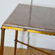 Brass marble coffee table 60s