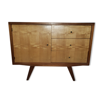Commode scandinave pied compas vintage