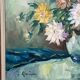 Still life with flowers signed.