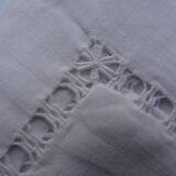 A pair of pillowcases monogrammed CD