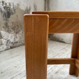 Solid elm stool Maison Regain
