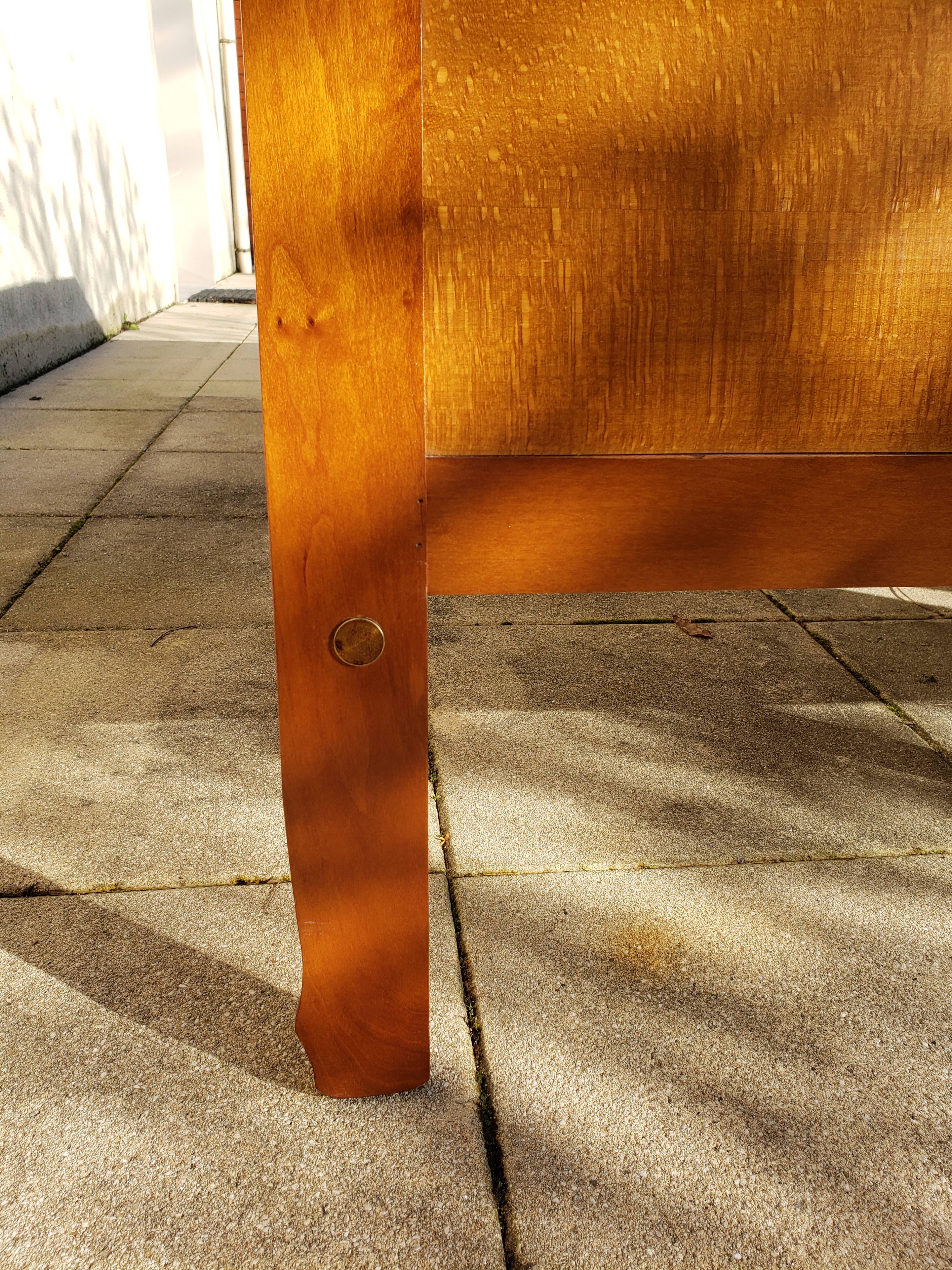 Louis XV style bed in cherry wood