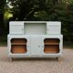 Renovated vintage buffet – Celadon Green Libéron