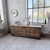 1950s workshop furniture in pine