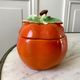 Set in tomato and leaf slurry (sausage maker, salt shaker, pepper tree and tray) vintage