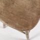 Large solid wood bar stool