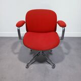 Red office chair by Parisi/Mim