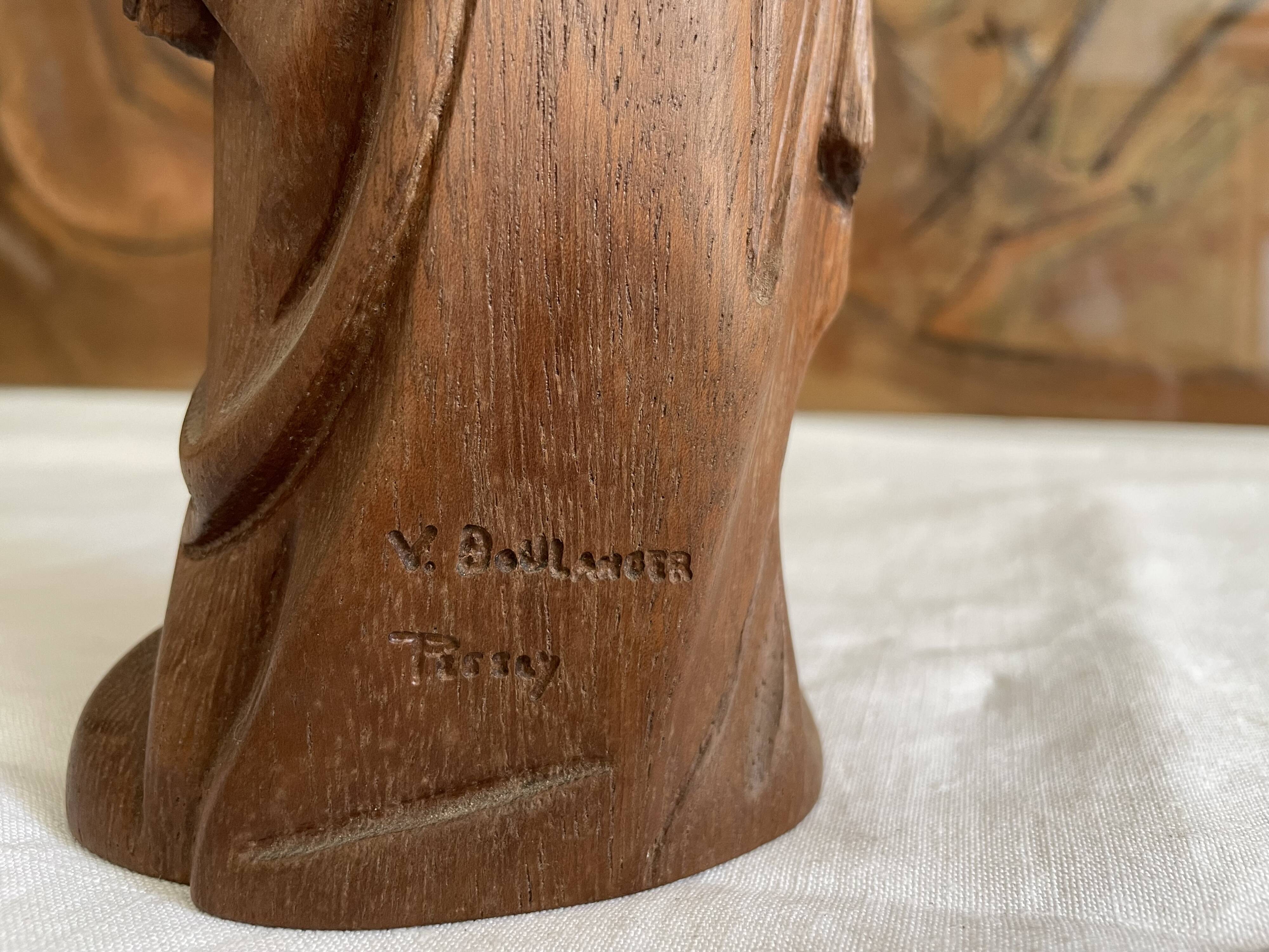 Religious icon wood V. Boulanger