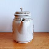Cafetière ancienne en grès artisanal