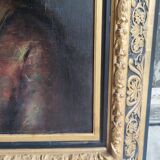 Oil on canvas painting with its beautiful original frame by Fernande Hortense Cécile de MERTENS