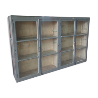 Patina teak window grey