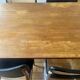 Scandinavian extendable wooden table