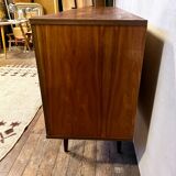 Vintage sideboard with metal legs