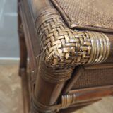 Bamboo and rattan desk