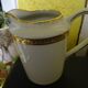 Bernardaud Limoges jug gilded with fine gold