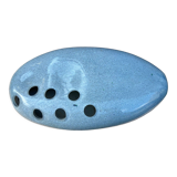 Pique glass flowers, hick double glass paste in the shape of a pebble