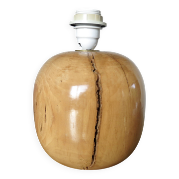 Elm lamp, French work, 70s-80s