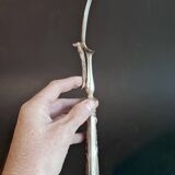 Nécessaire à gigot en métal argenté de style Rocaille