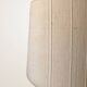 Lampe XL en bois avec abat-jour en lin