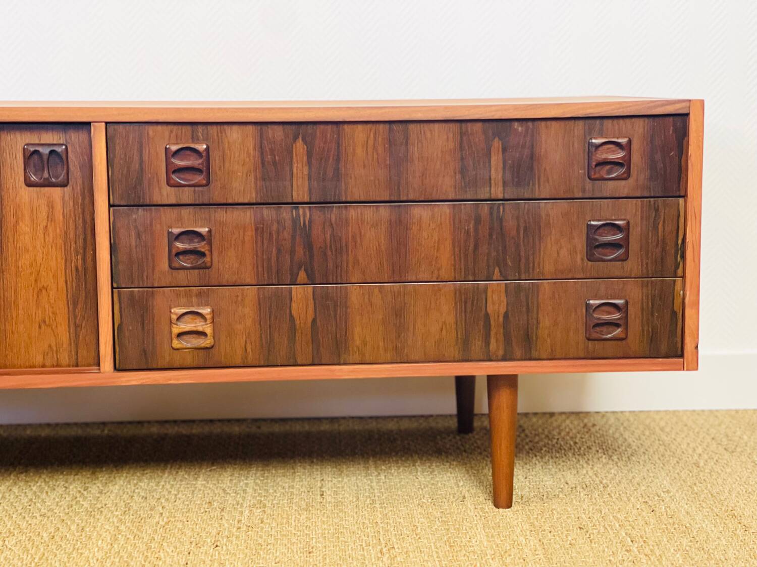 Scandinavian rosewood sideboard