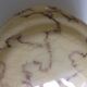 Art deco marbled glass bowl suspension