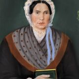 Old pastel vintage Breton portrait countryside decoration