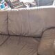 Designer leather sofa