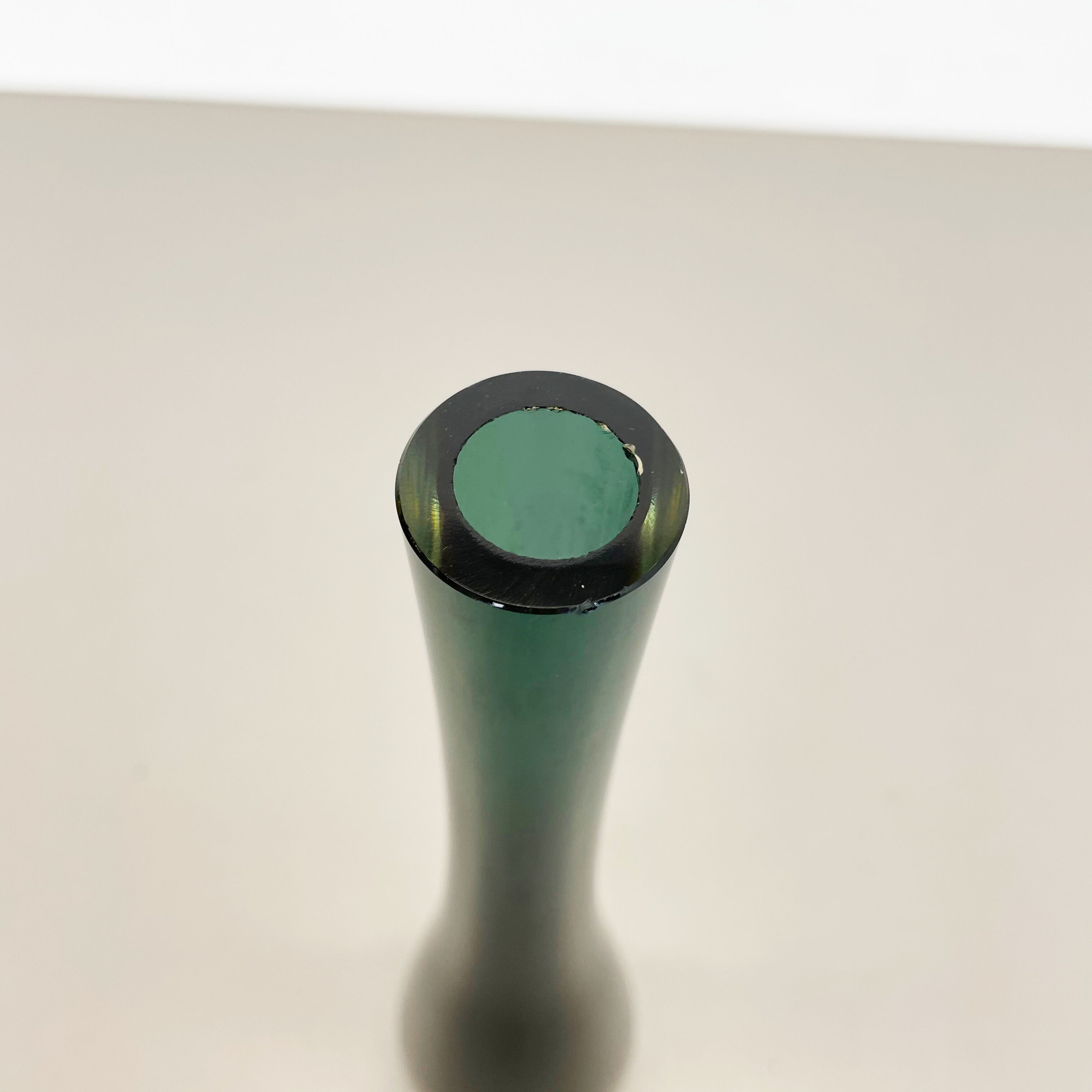 Large Murano Glass Sommerso Vase Designed by Flavio Poli attrib., Italy, 1970s