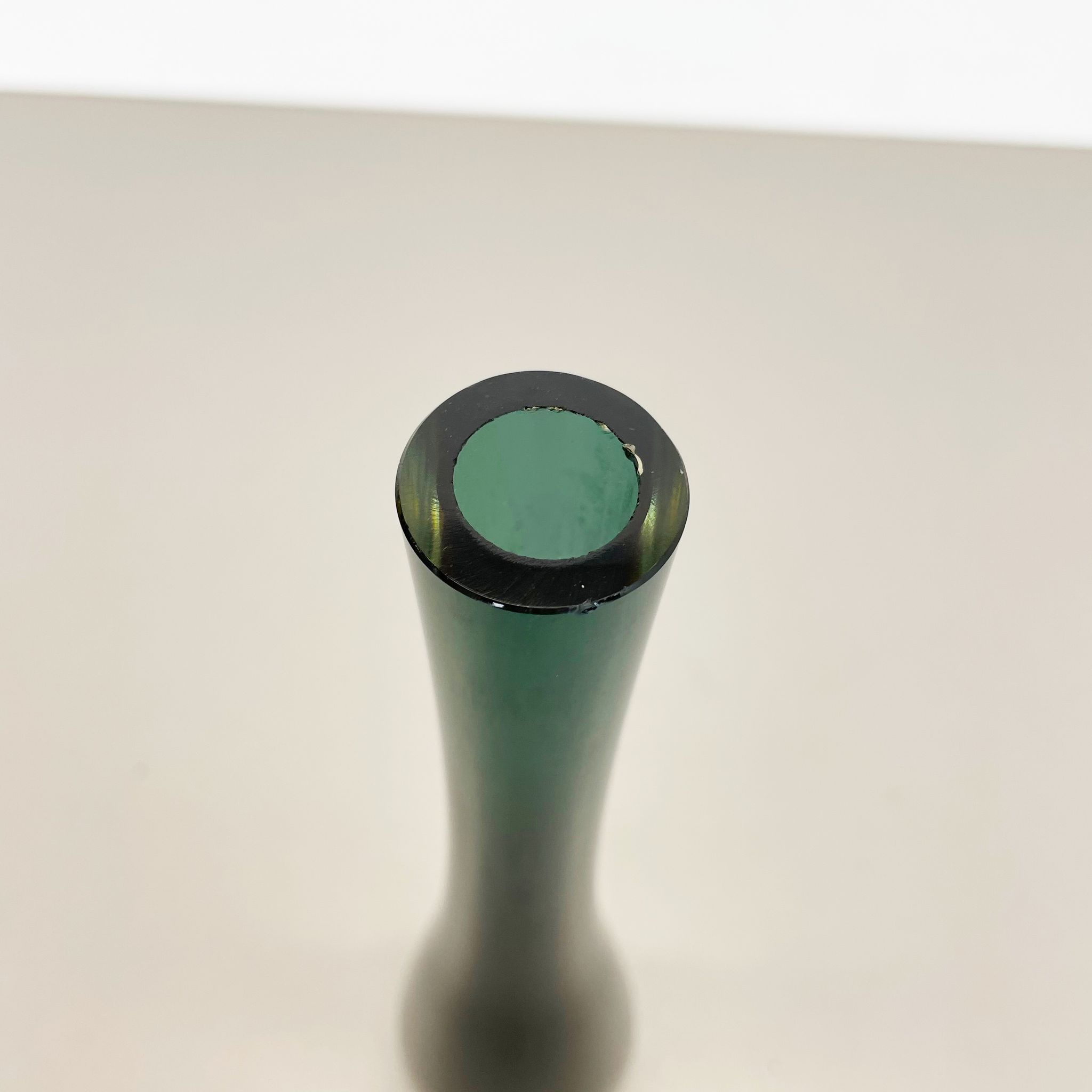 Large Murano Glass Sommerso Vase Designed by Flavio Poli attrib., Italy, 1970s