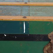 Large Antique Travel Trunk / Coffee Table from the Early 1900s with Handles