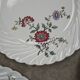 Set of 6 dessert plates KG Lunéville Service Fleurs des Indes