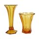 Set of Amber Vases Luxval Américain Art Deco 1935