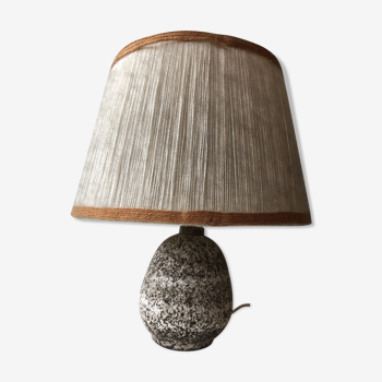 Lamp Lampshade in wool vintage ceramic